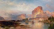Thomas Moran Cliffs of Green River oil painting artist